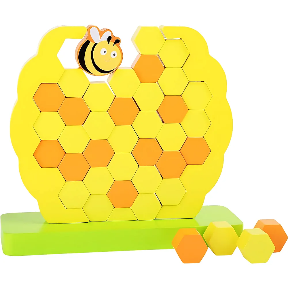 small foot Play & Fun Wackelturm Bienenstock