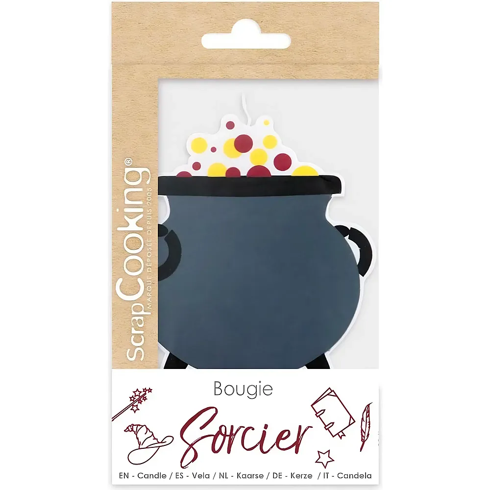 ScrapCooking Kerze XXL Zauberei - 1 Teile