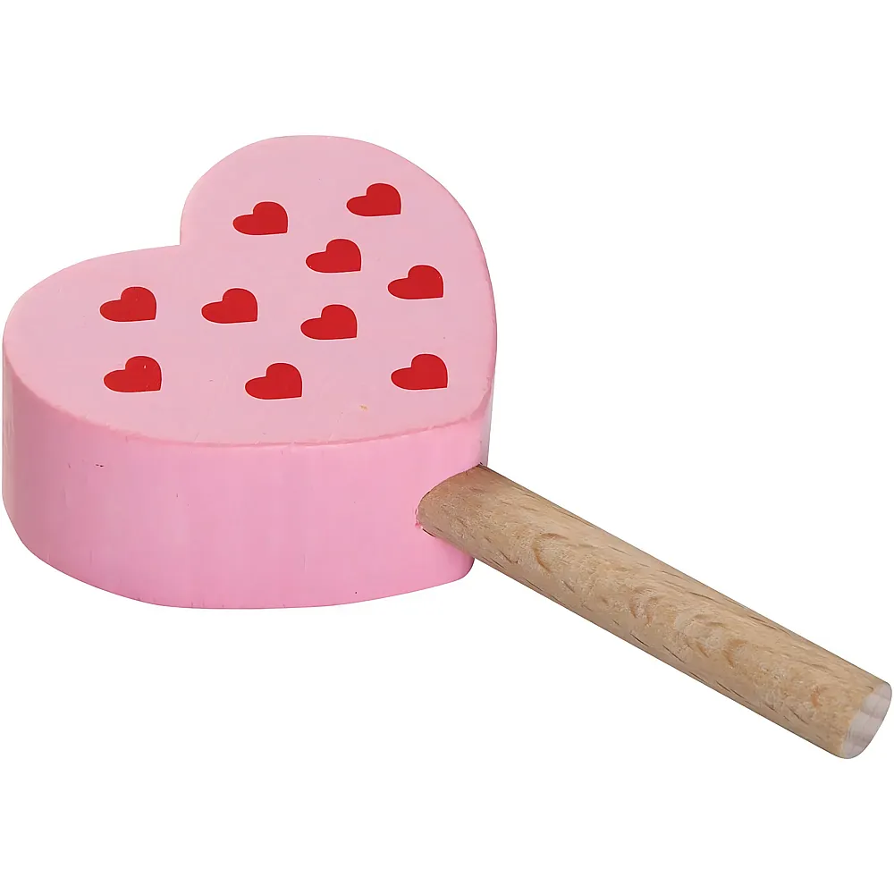 Erzi Eis am Stiel Himbeer aus Holz