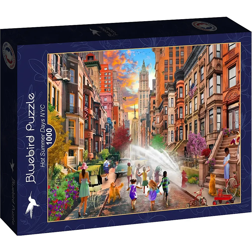 Bluebird Puzzle Heisse Sommertage NYC 1000Teile