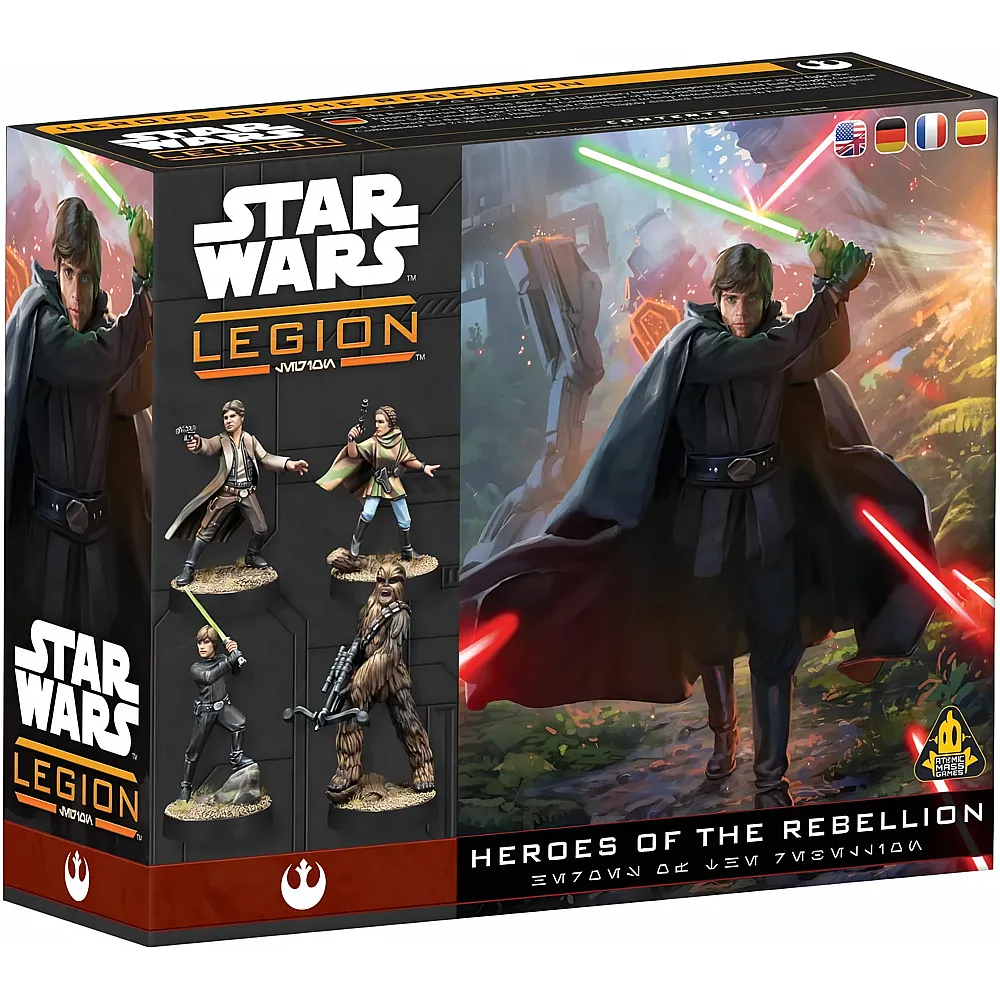 Atomic Mass Games Star Wars SW Legion Heroes OF The Rebellion mult