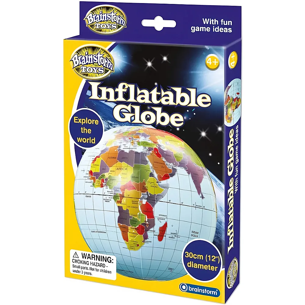 Brainstorm Wasserball Globus -  30 cm