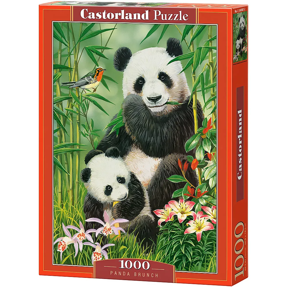 Castorland Puzzle Panda Brunch 1000Teile