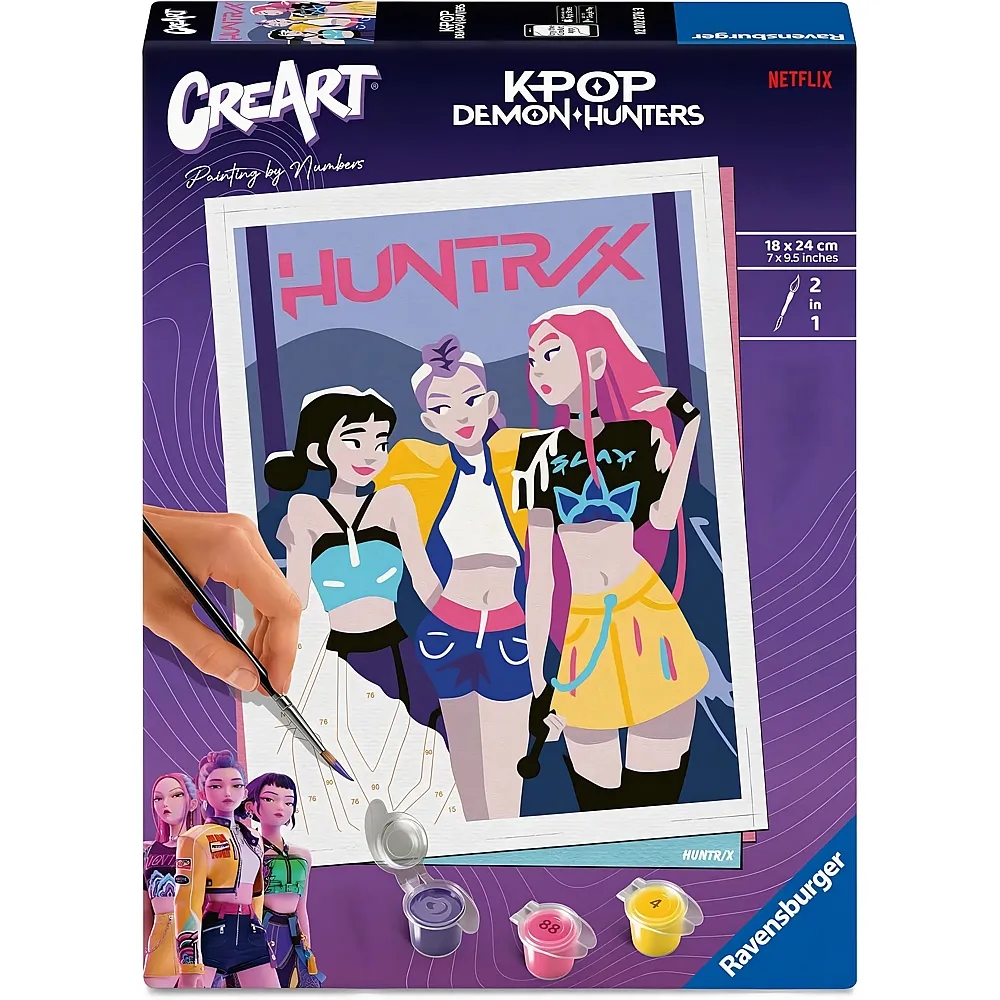 Ravensburger CreArt Malen nach Zahlen KPop Demon Hunters