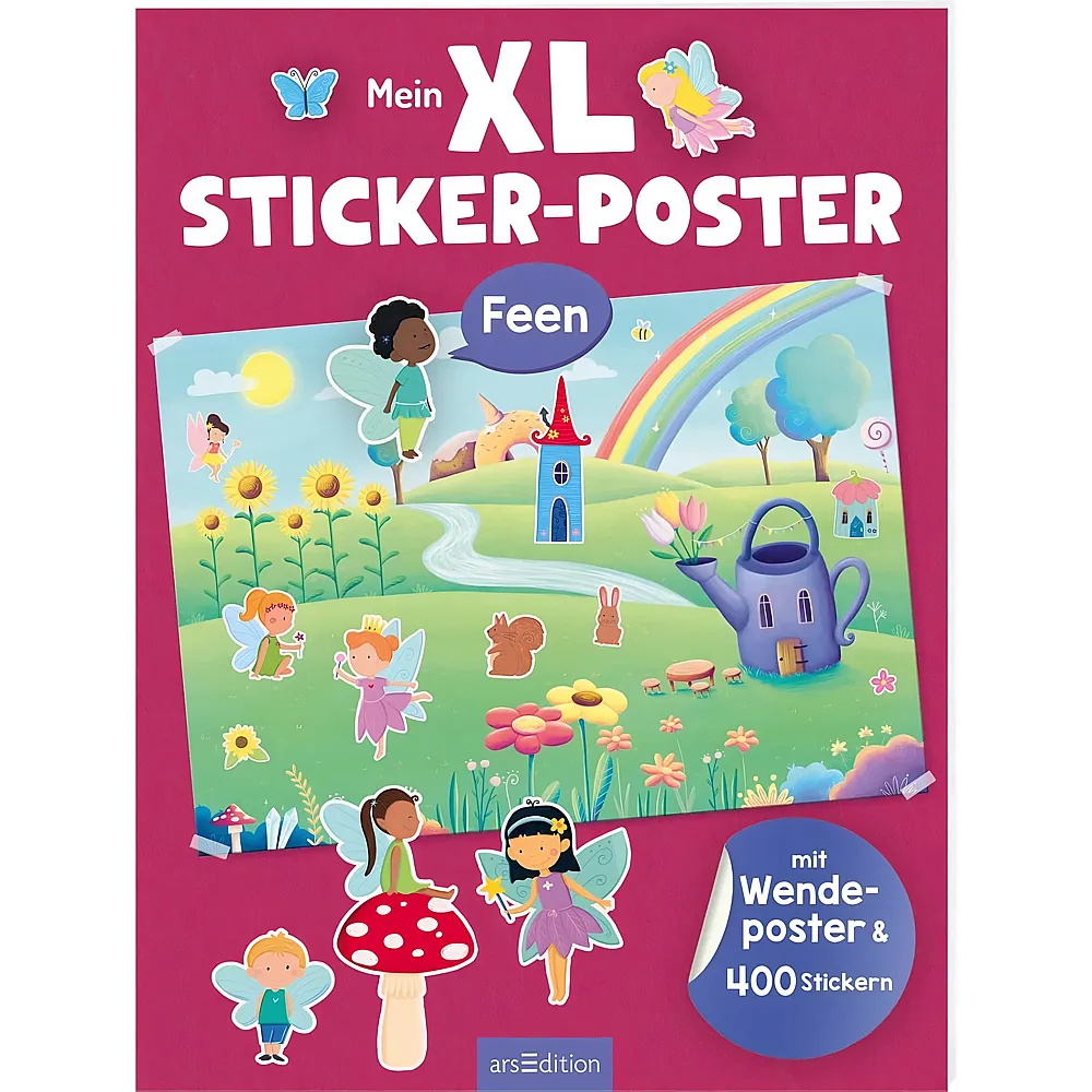 ars Edition XL Sticker-Poster: Feen
