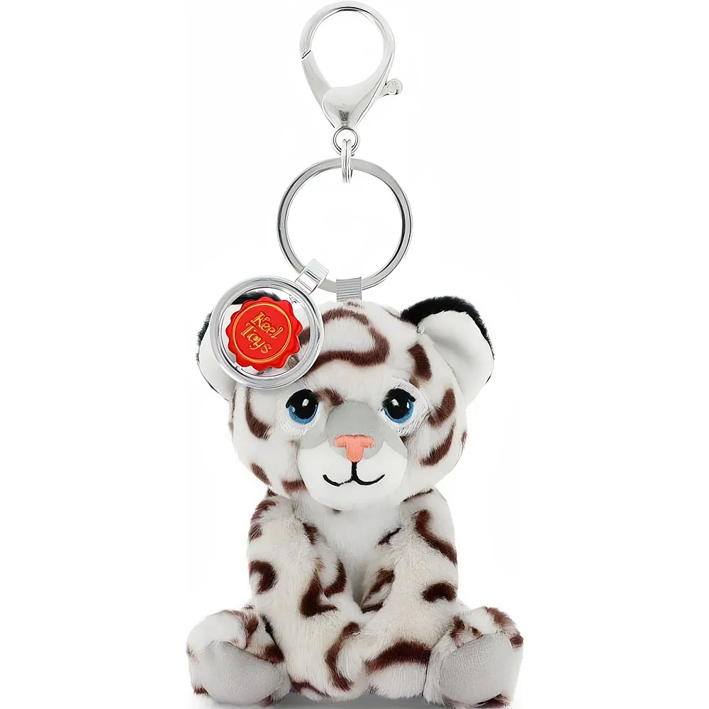 meinspielzeug - KeelToys Keeleco Schl�sselanh�nger Schneeleopard - 12 cm | Accessoires