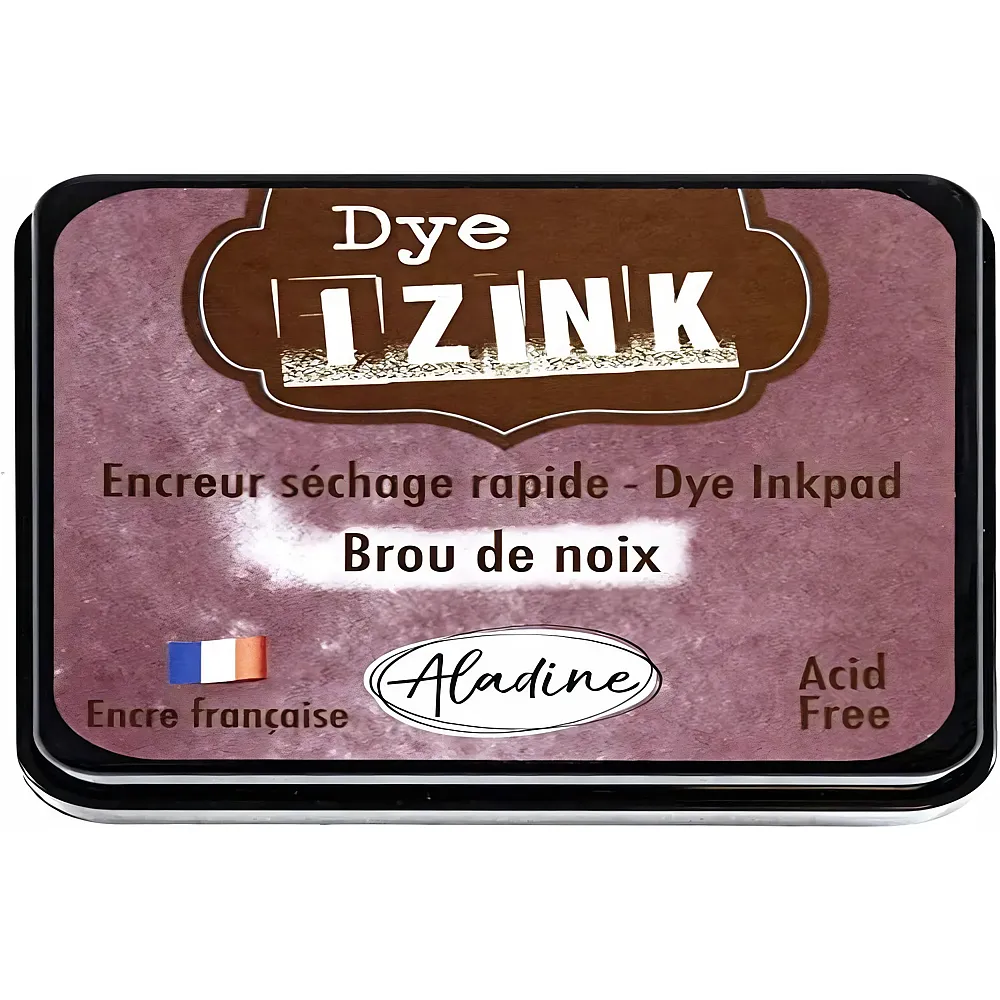 meinspielzeug - Aladine Izink Grosses Stempelkissen Dye Braun Haselnuss | Stempelsets