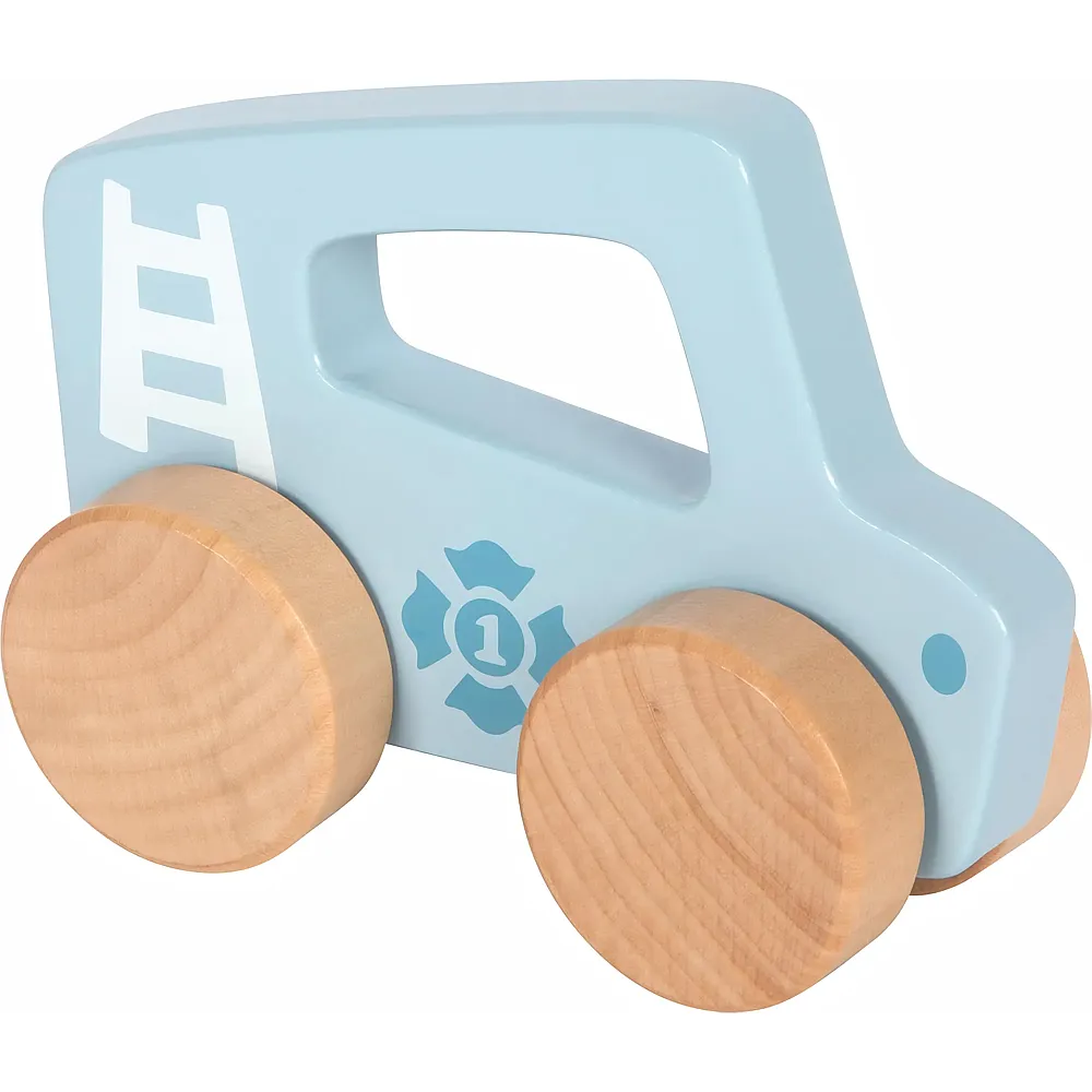 small foot Holz-Schiebeauto Blau