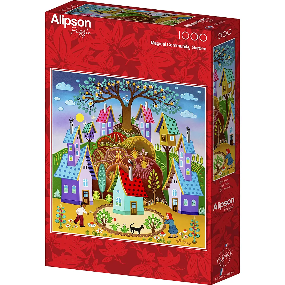 Alipson Puzzle Magischer Gemeinschaftsgarten - 1000 Teile