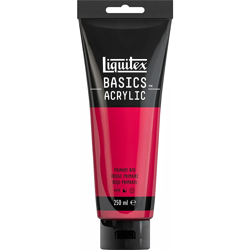 Liquitex Lqx Basics Acrylfarbe 250ml Tube Primrrot - Suche