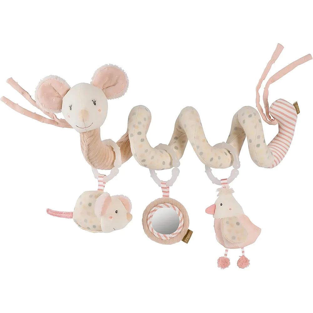 Fehn Activity-Spirale Maus - 35 cm | Kinderwagenketten