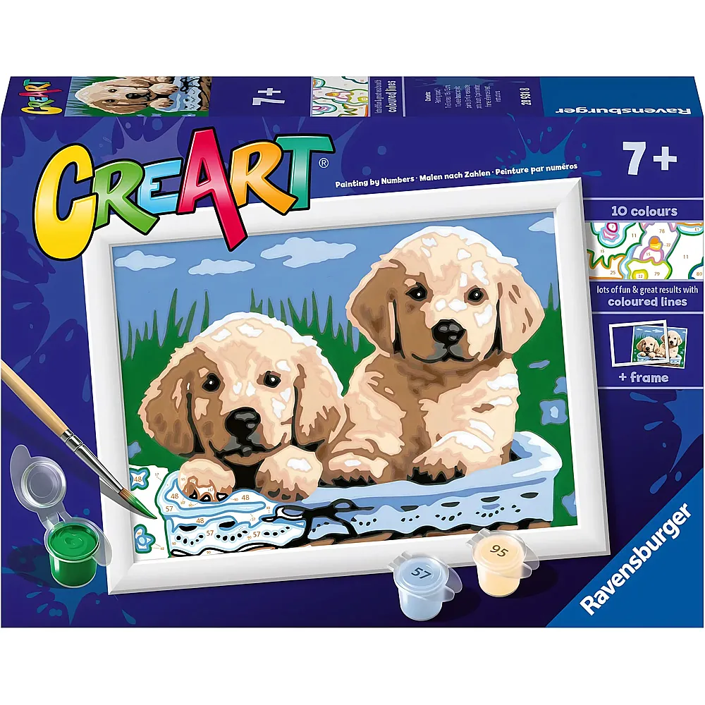 Ravensburger CreArt Cute Puppies