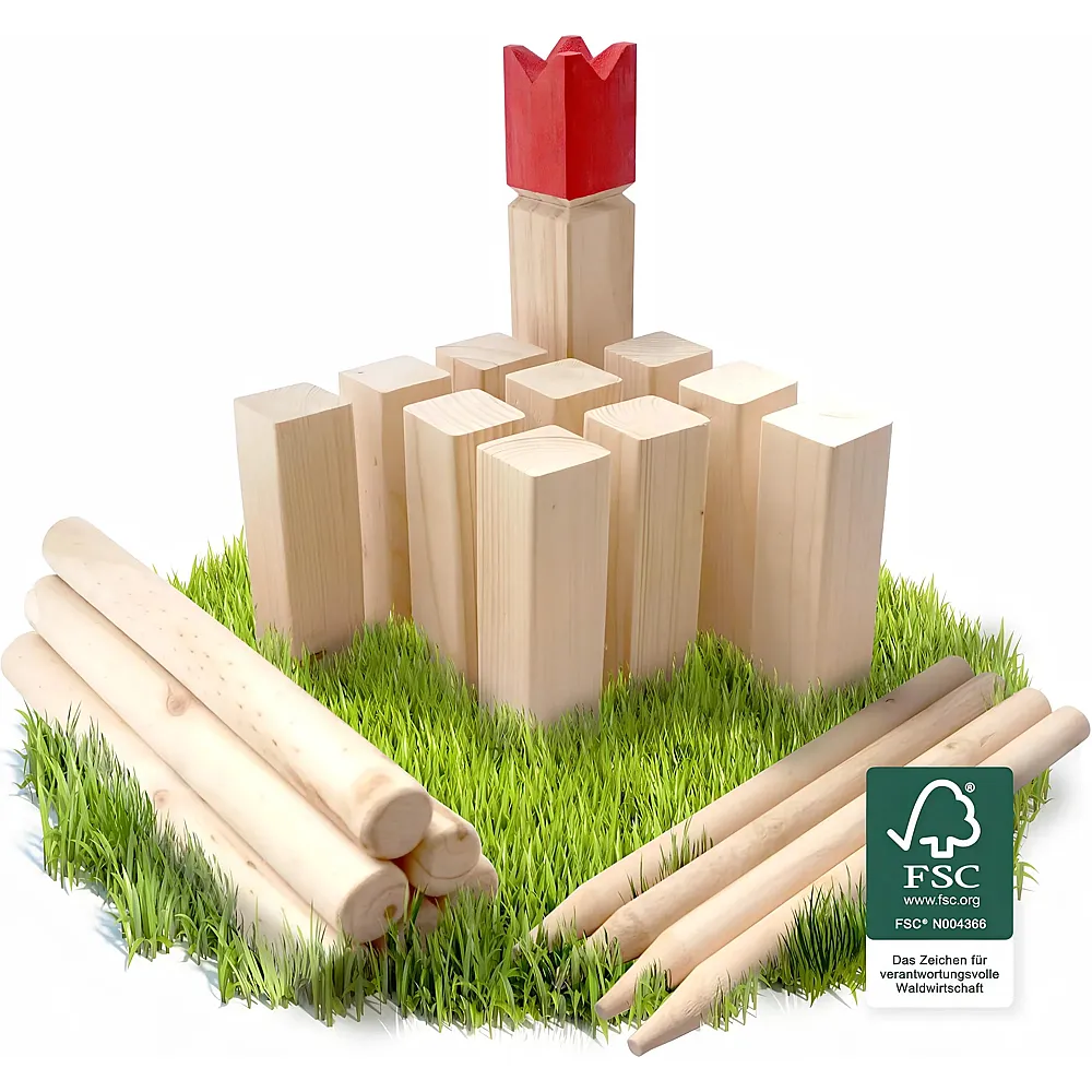 Ocean 5 Kubb Original Wikinger Spiel