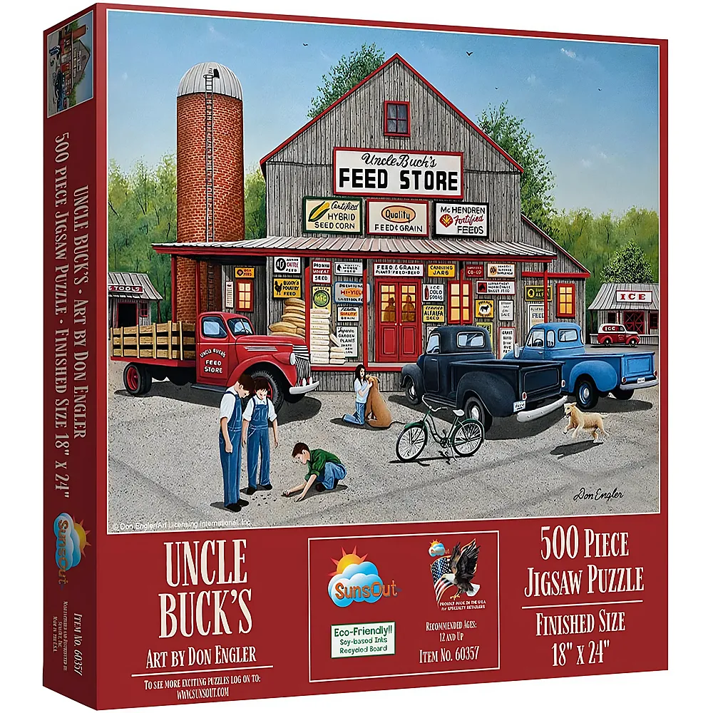 SunsOut Puzzle Don Engler Uncle Buck'ss - 500 Teile