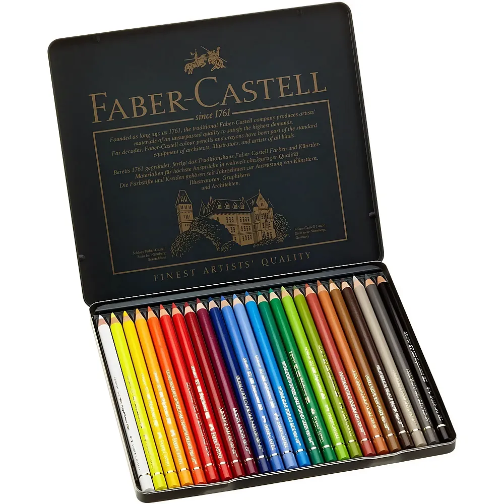 Faber-Castell Polychromos Farbstifte - 24 Teile | Farbe & Kreide