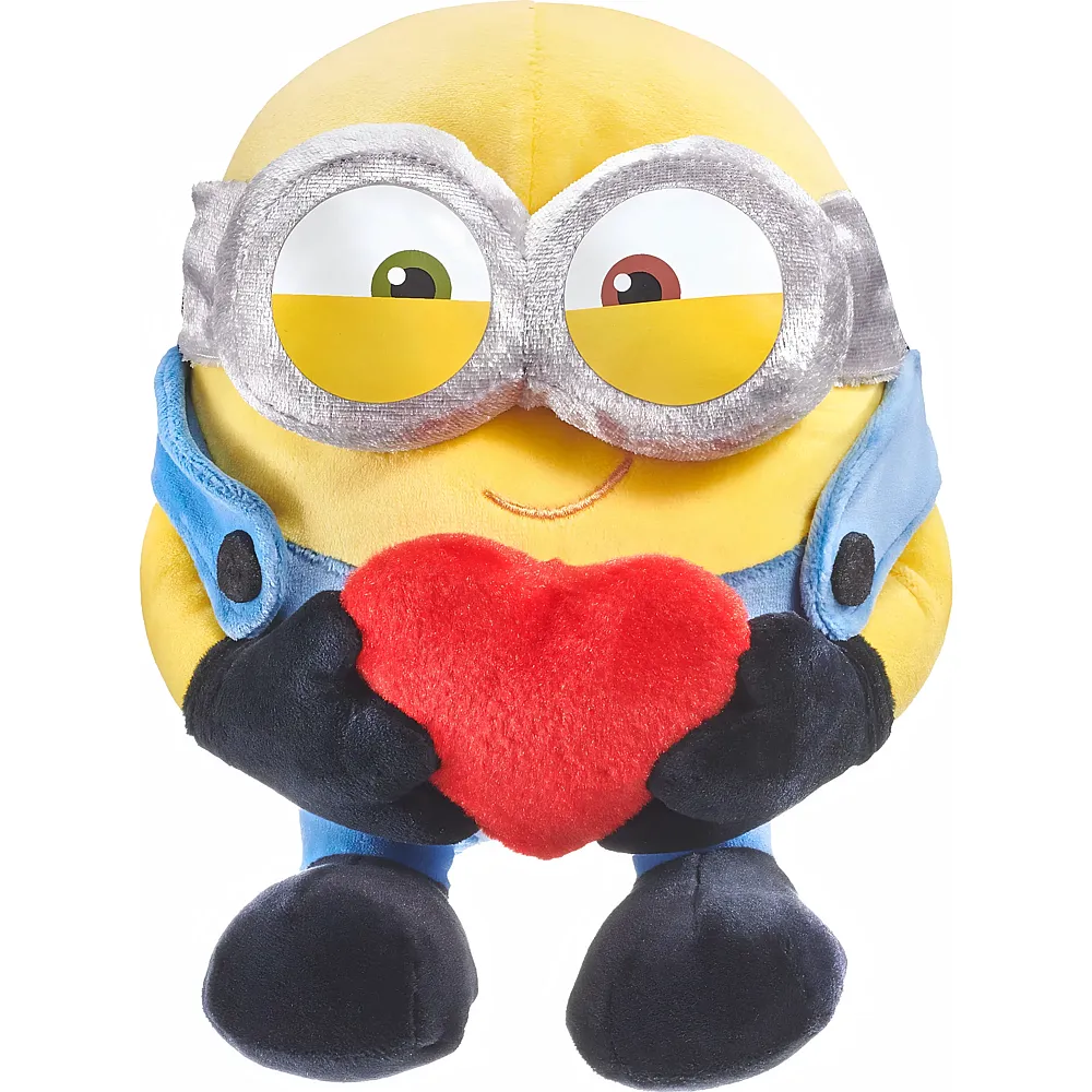 Schmidt Pl�sch Minions Bob mit Herz - 22 cm