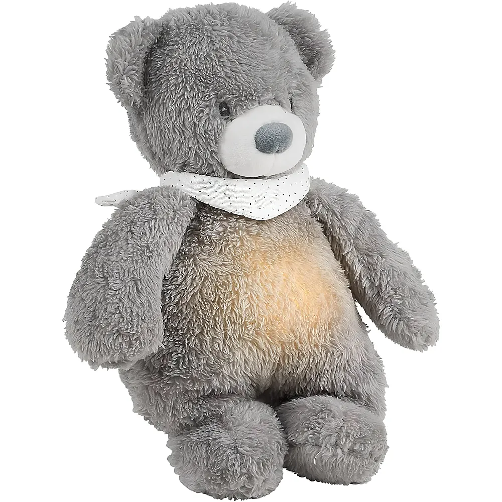 Nattou Kuscheltier-Nachtlicht B�r Sleepy Grau - 30 cm