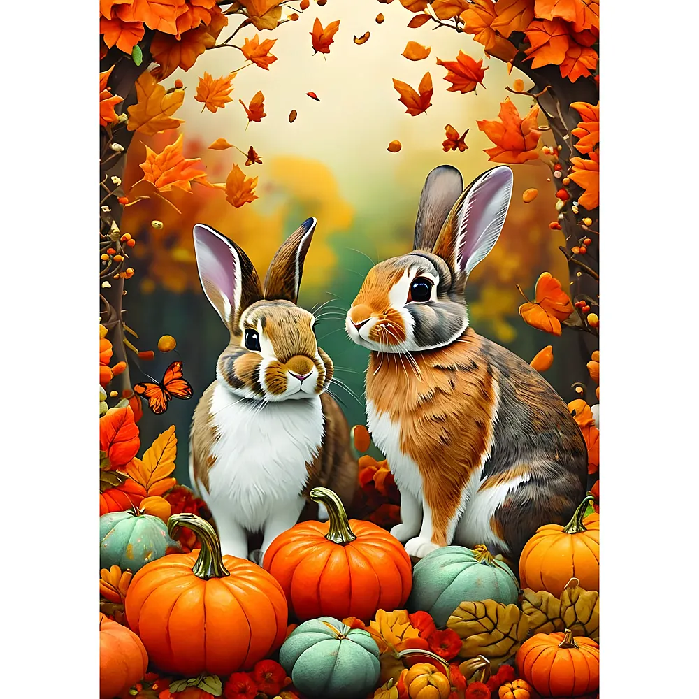 Alipson Puzzle Autumn Bunnies - 500 pi�ces