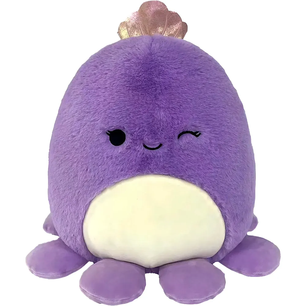 Squishmallows Pl�sch Oktopus zwinkernd mit Krone - 30 cm