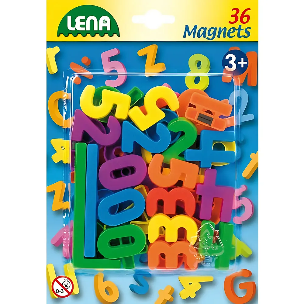 LENA Magnet Zahlen & Zeichen | Tafeln & Magnete