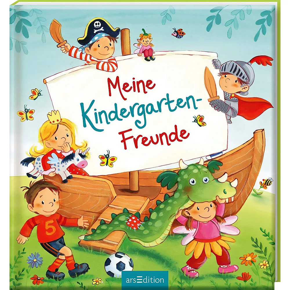 meinspielzeug - ars Edition Meine Kindergarten-Freunde Ritter, Prinzessinnen, Fussball und Einh�rner | Schule & Kindergarten