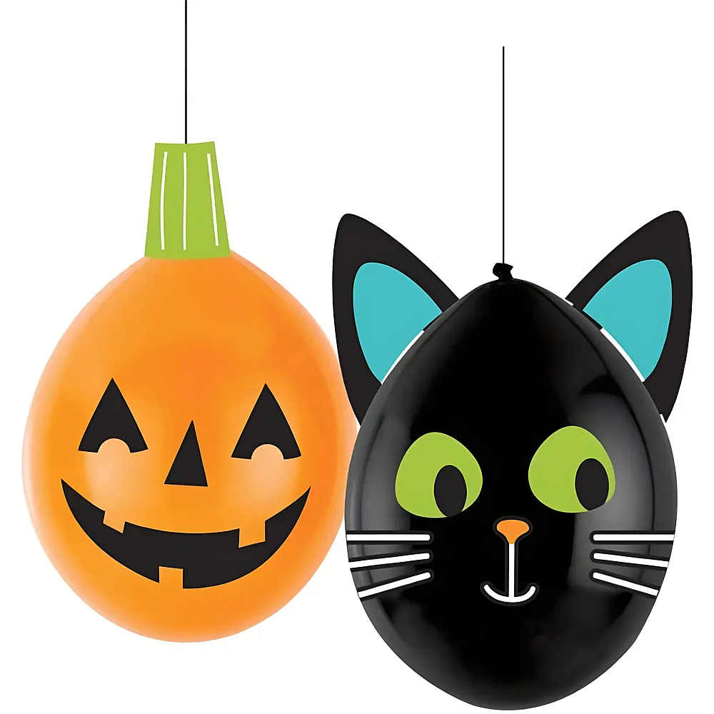 meinspielzeug - Amscan DIY Latex-Ballons Halloween Friends 1 - 2 Teile | Ballone