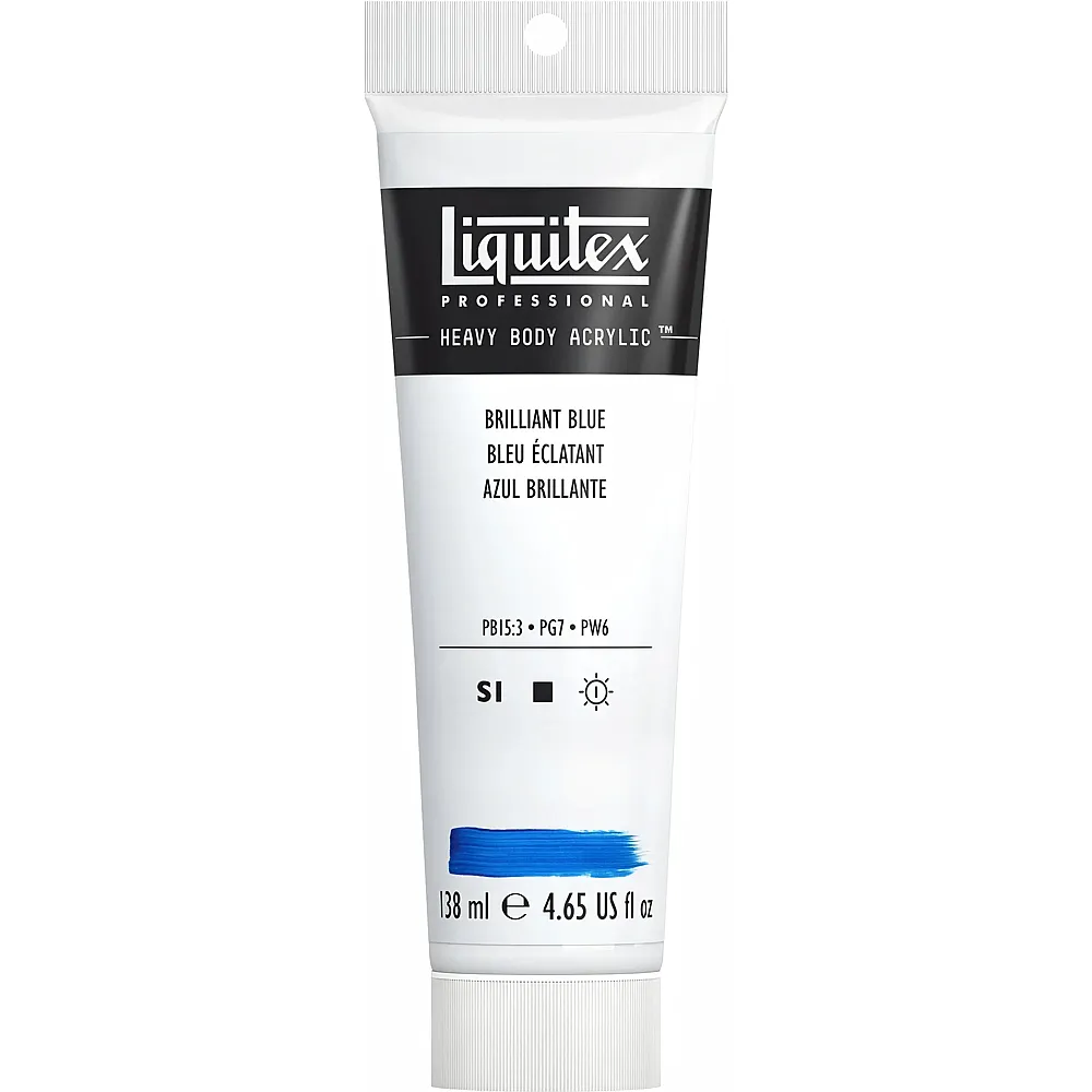 Liquitex Lqx Prof. Heavy Body Acrylfarbe 138ml Tube Brillantblau - Suche