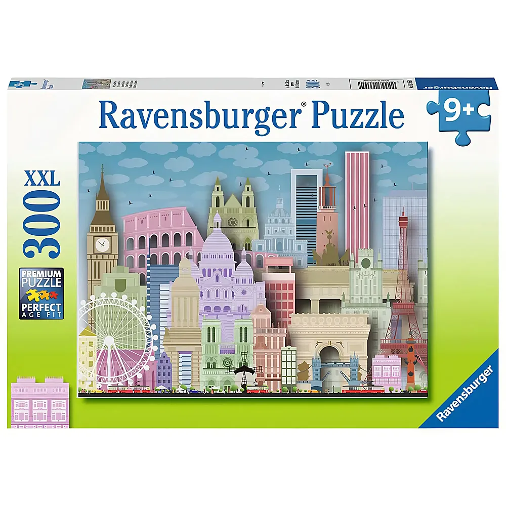 Ravensburger Puzzle Buntes Europa 300XXL
