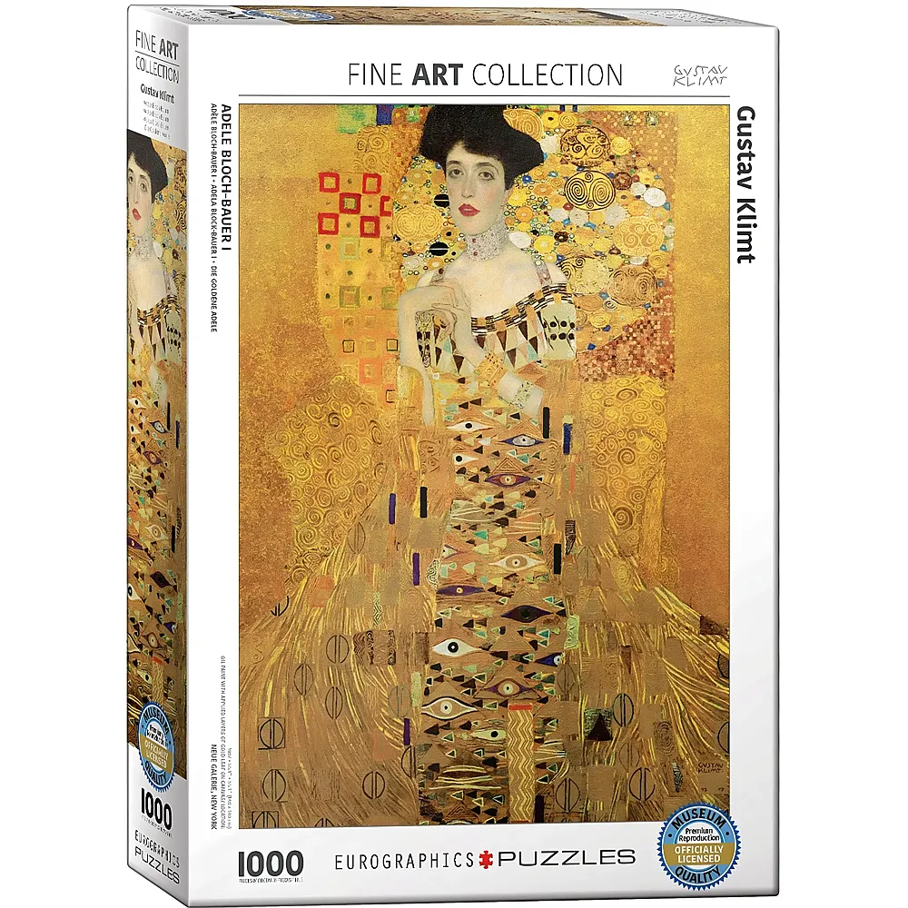 Eurographics Puzzle Gustav Klimt: Bildnis Adele Bloch-Bauer - 1000 Teile