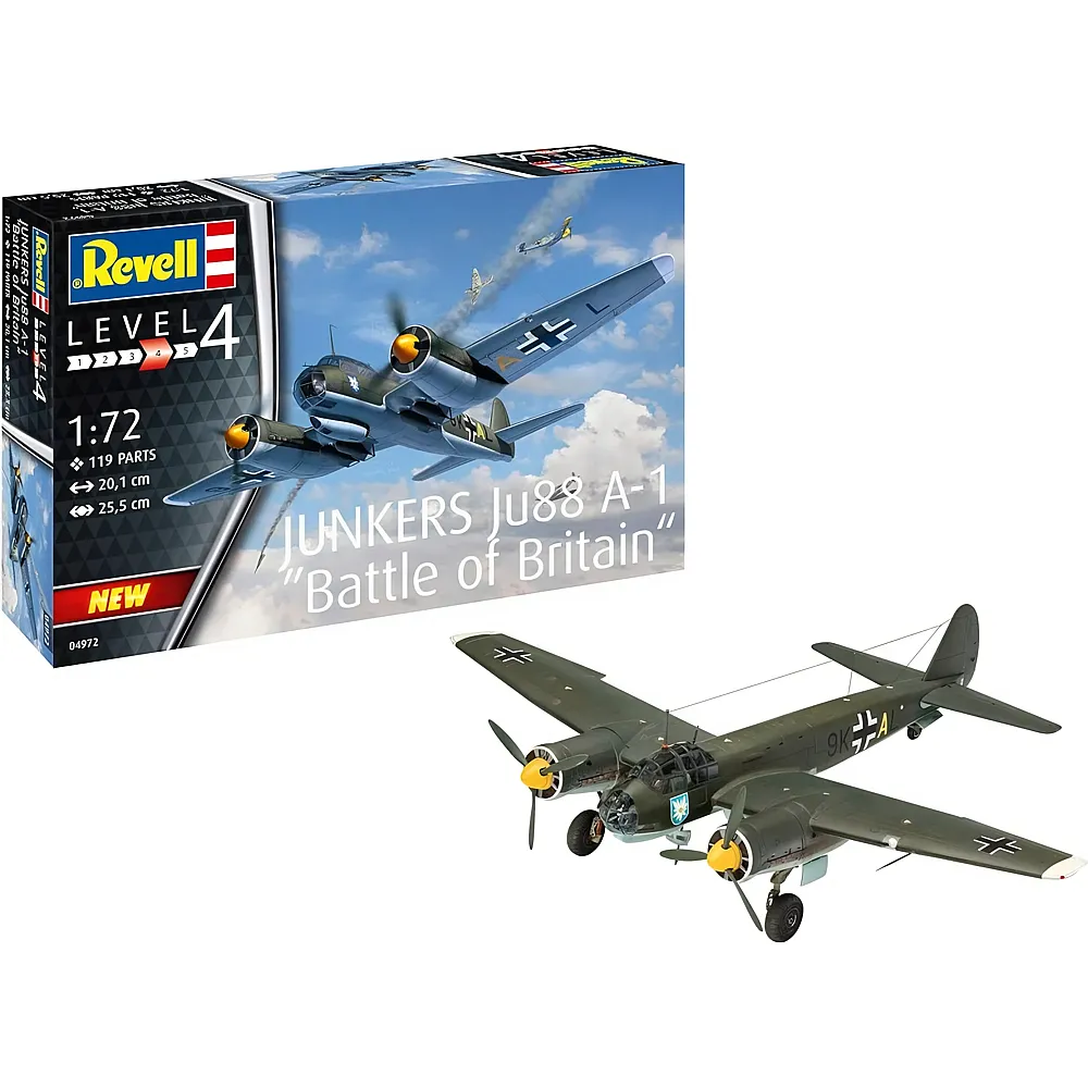 Revell Level 4 Junkers Ju88 A-1 Battle of Britain