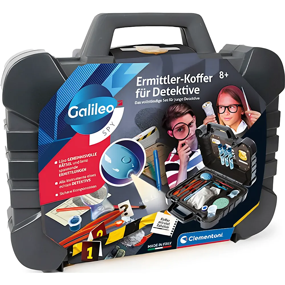 Clementoni Galileo Ermittler-Koffer f�r Detektive
