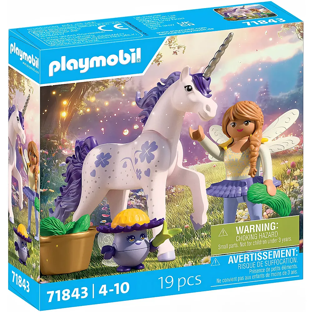 PLAYMOBIL Sammeleinhorn Gl�ckslavendel mit Fee 71843