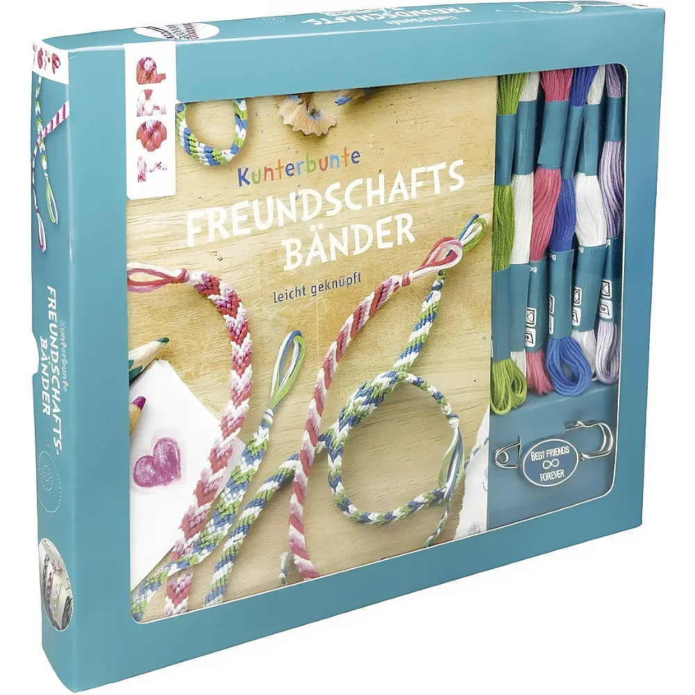meinspielzeug - Frechverlag Kreativ-Set Kunterbunte Freundschaftsb.