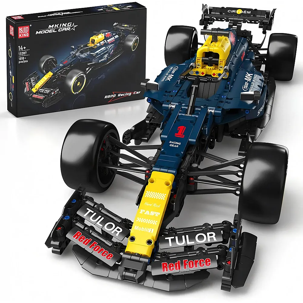 meinspielzeug - Mould King Model Cars RB20 Rennwagen 13207 | Klemmbausteine Fahrzeuge
