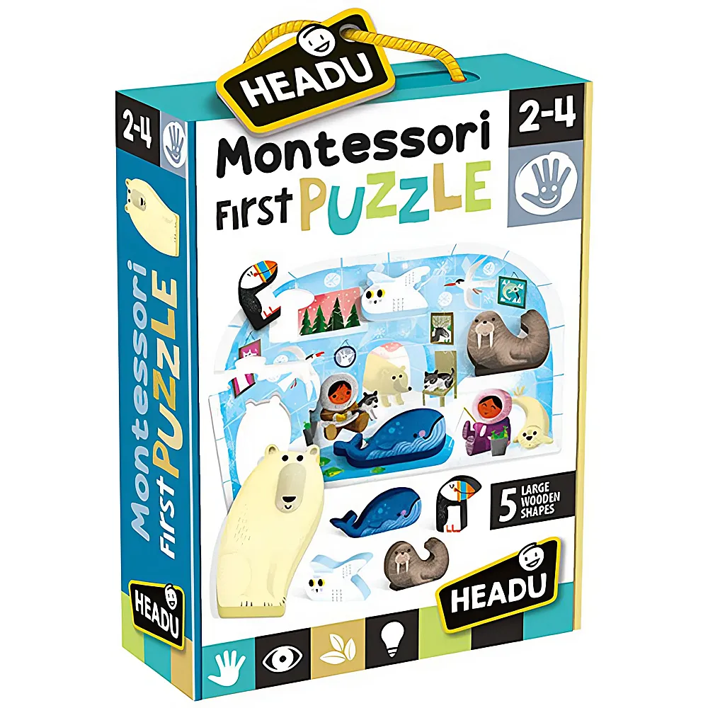 Headu Montessori Puzzle Nordpol
