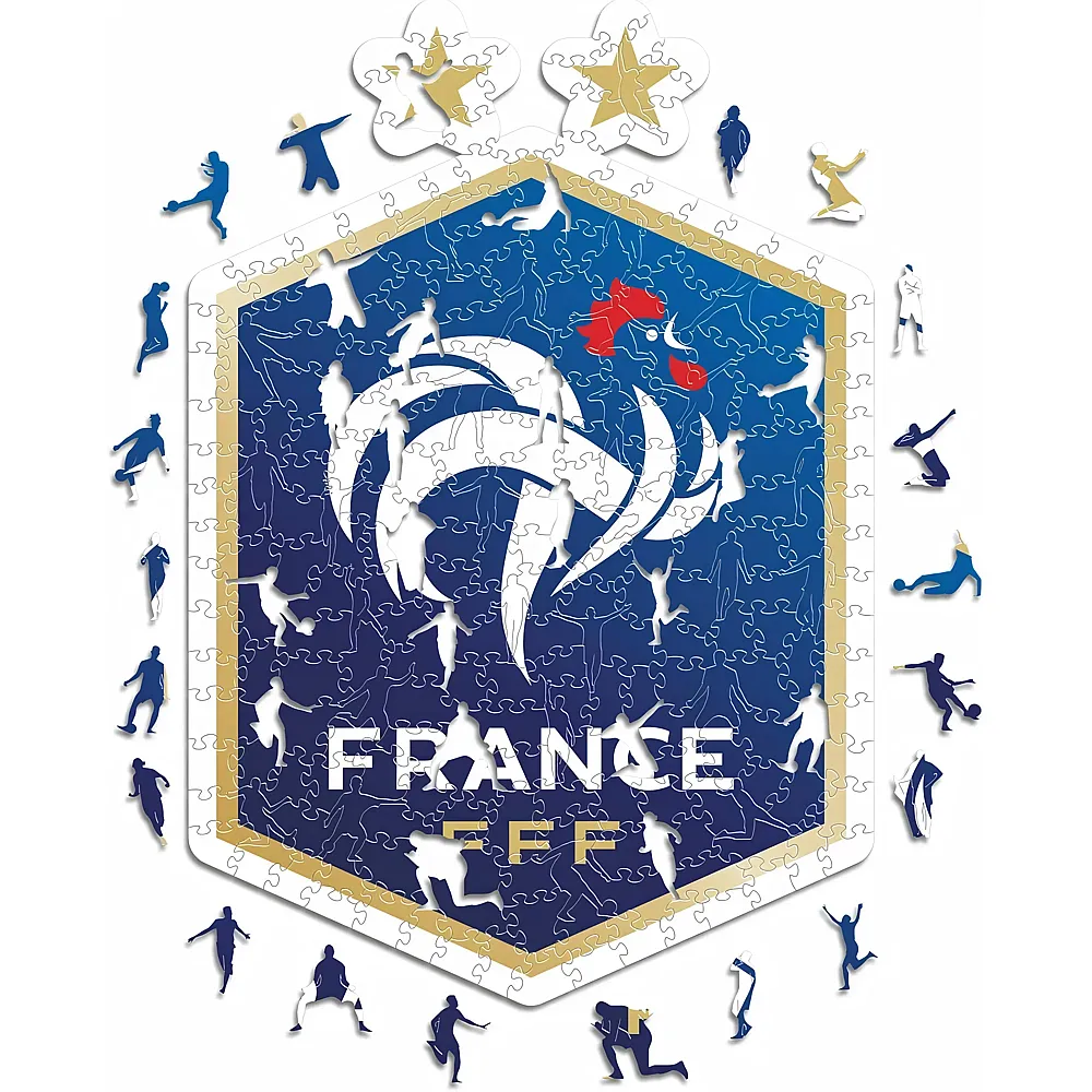 Iconic Puzzle FFF FR Fussball Nationalmannschaft - Logo