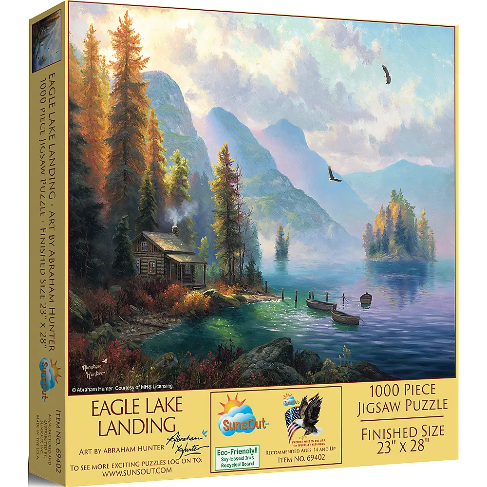 SunsOut Puzzle Abraham Hunter Landung am Eagle Lake - 1000 Teile
