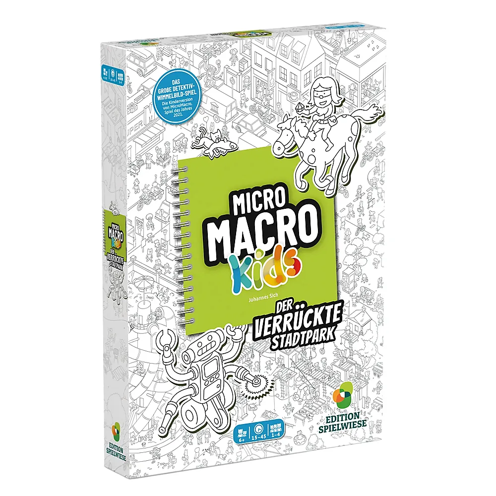 HUCH Spiele MicroMacro Kids: Der verr�ckte Stadtpark DE