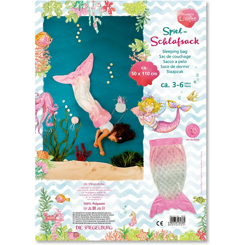 Coppenrath Verlag  Spiel-Schlafsack Kleine Meerjungfrau Prinz. Lill