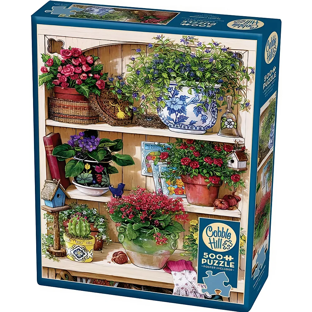 Cobble Hill Puzzle Flower Cupboard 500Teile