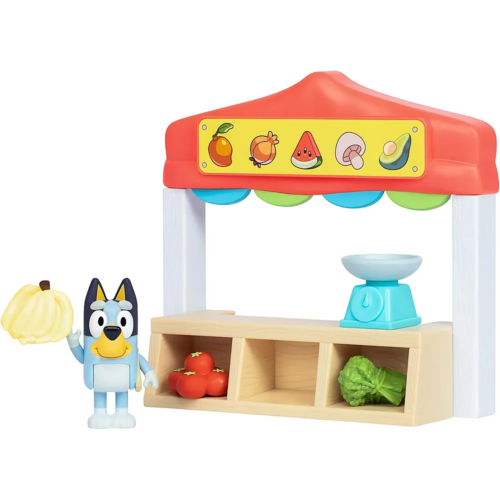 Moose Toys Bluey Spielset Bauernmarktstand