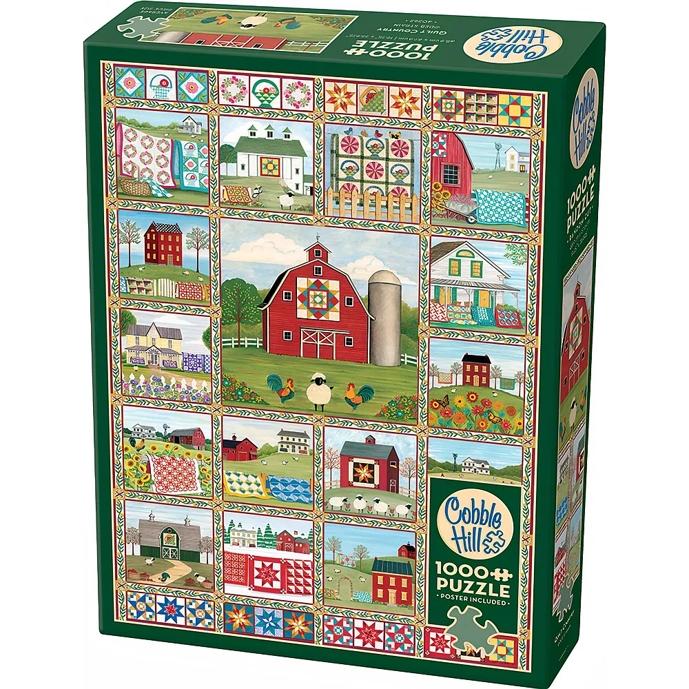 Cobble Hill Puzzle Quilt Land - 1000 Teile