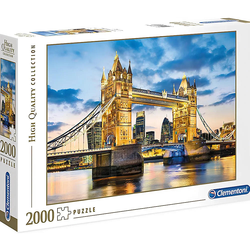 Clementoni Puzzle High Quality Collection Tower Bridge London 2000Teile