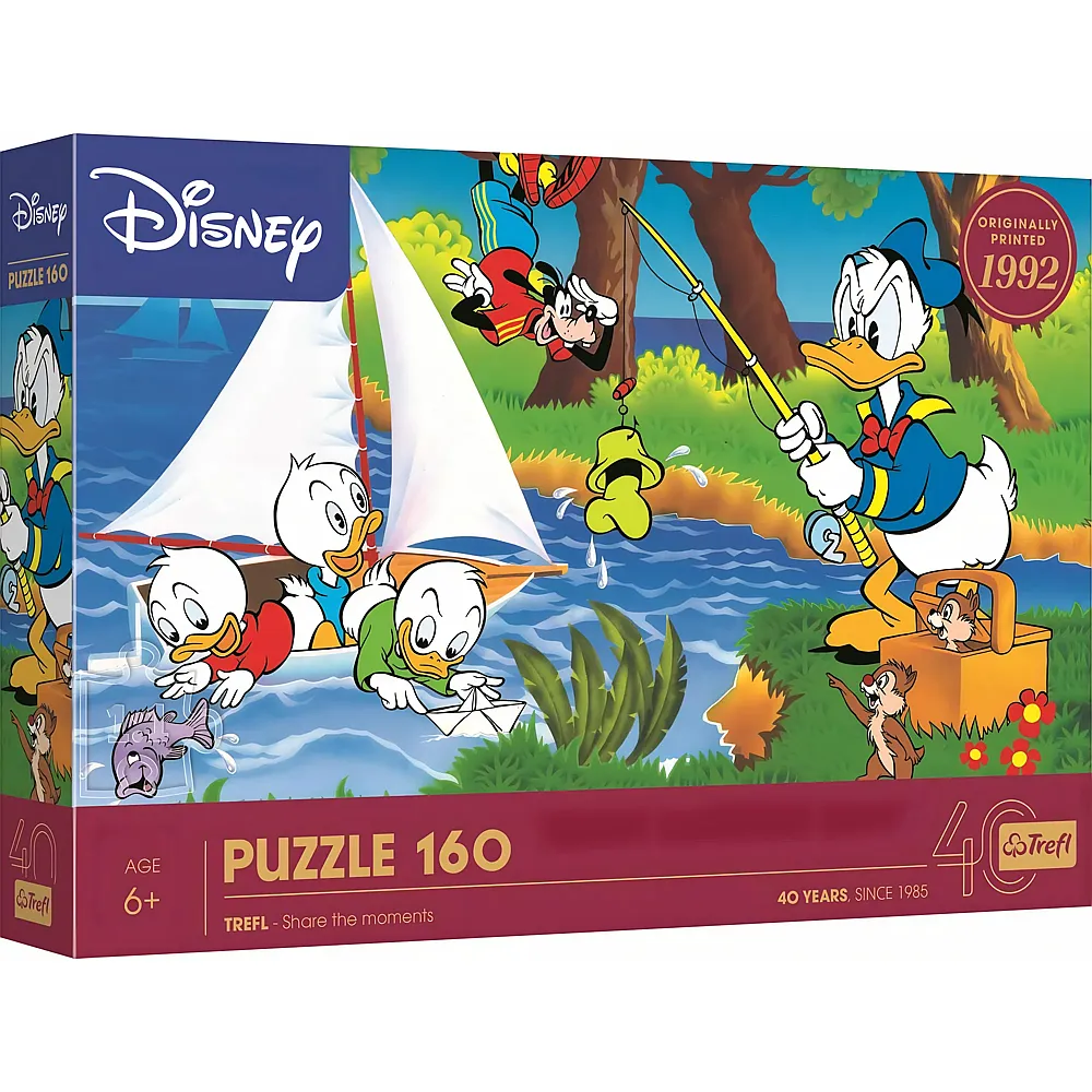 Puzzle 40 Jahre Trefl Lakeside adventure - Disney 160Teile