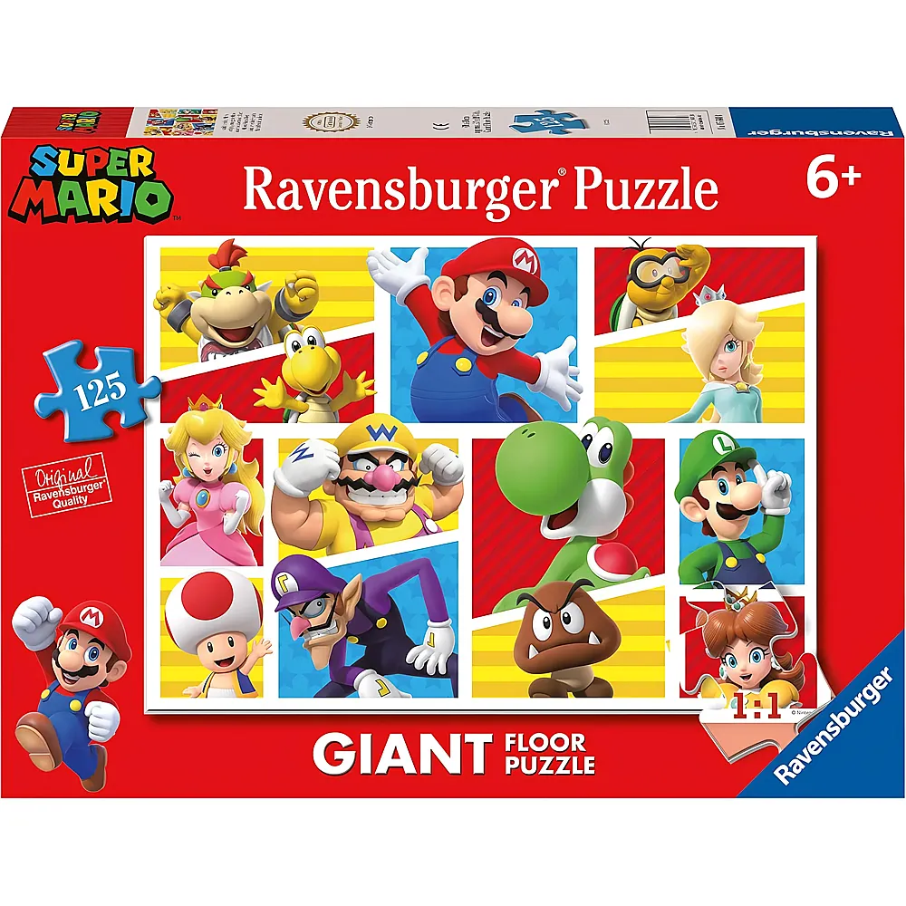 Ravensburger Puzzle Giant Floor Super Mario 125Teile