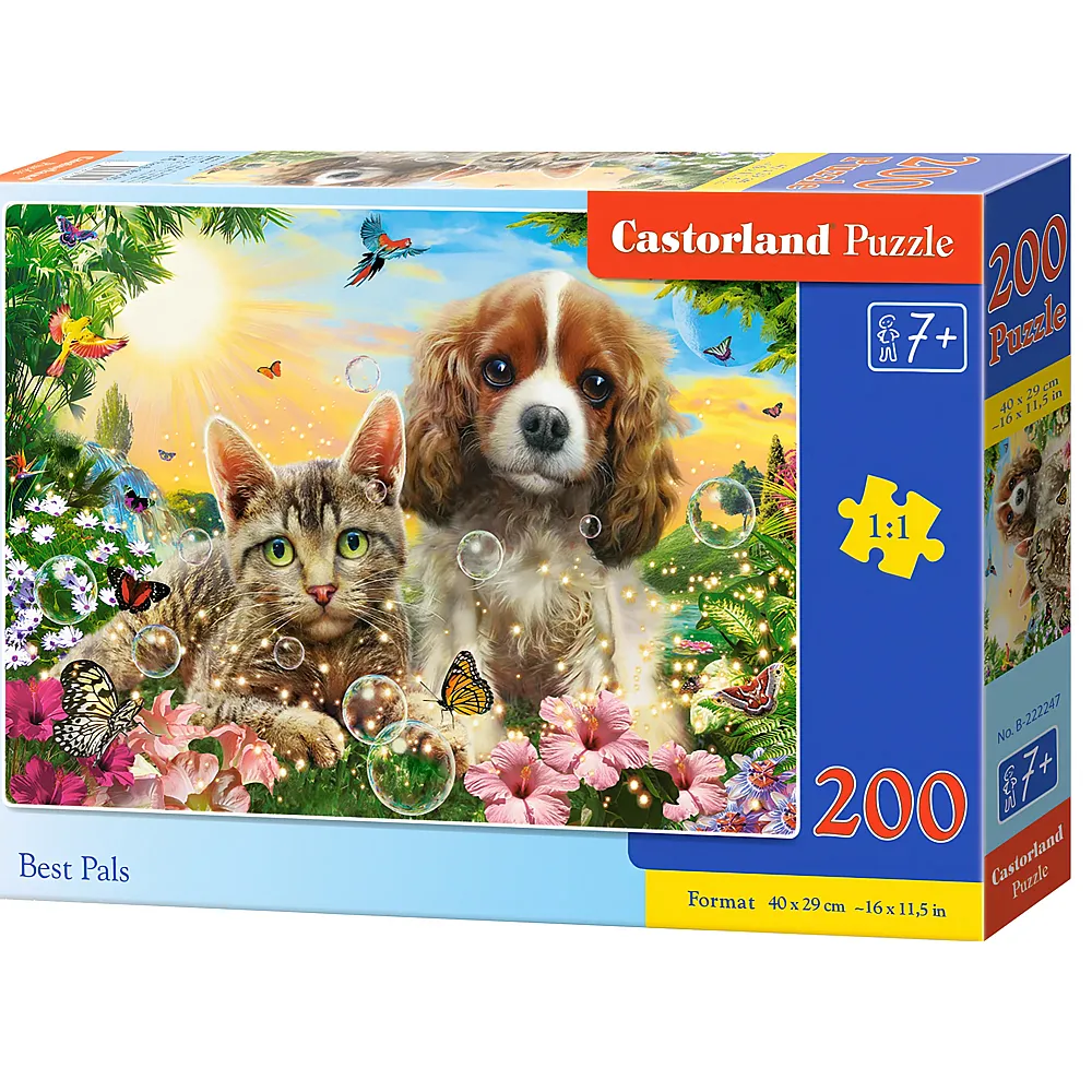 Castorland Puzzle Best Pals - 200 Teile