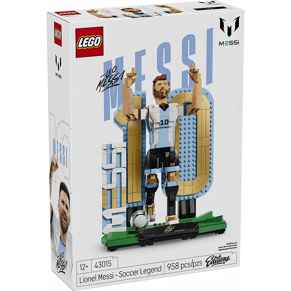LEGO Editions Lionel Messi  Fussballlegende 43015