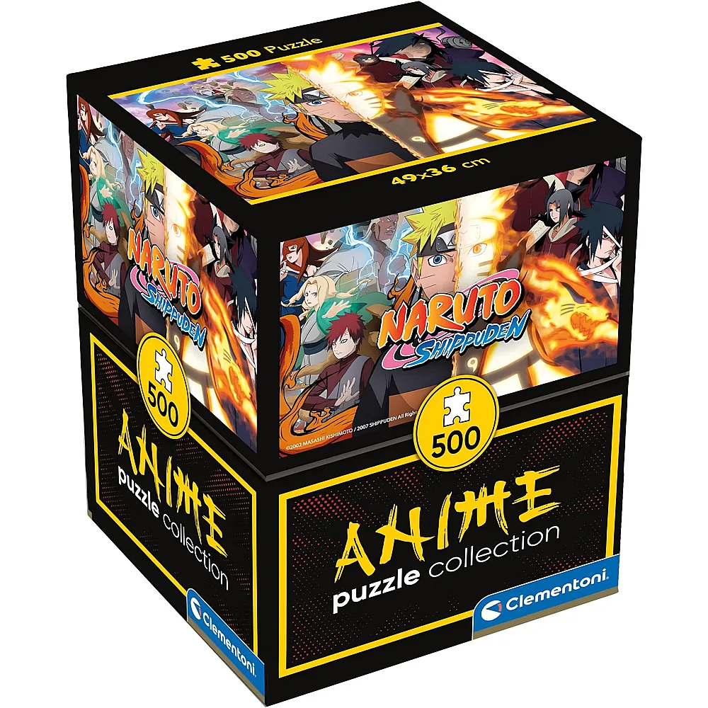 Clementoni Puzzle Anime Cube Naruto Shippuden 500Teile