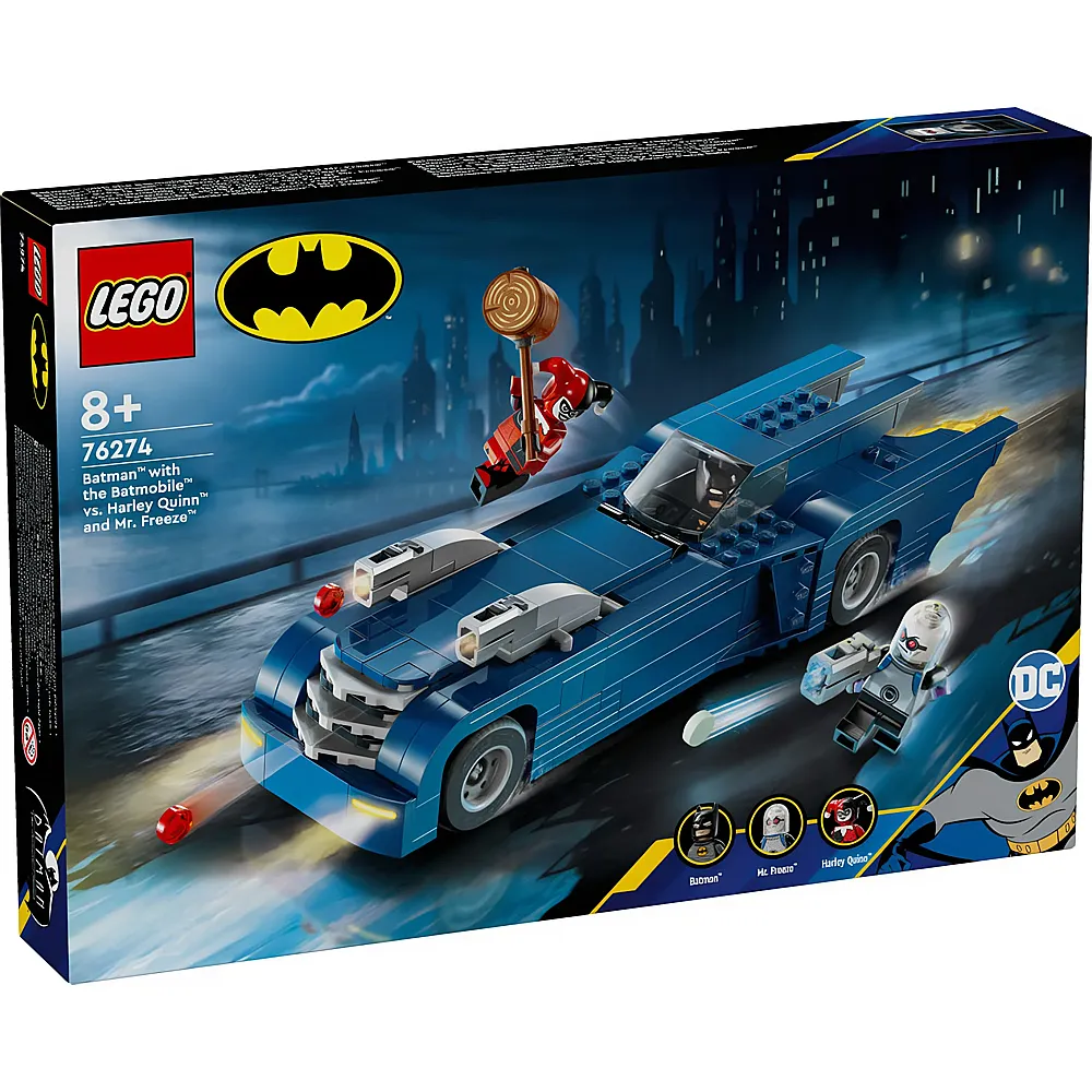 LEGO DC Universe Super Heroes Batman im Batmobil vs. Harley Quinn und Mr. Freeze 76274