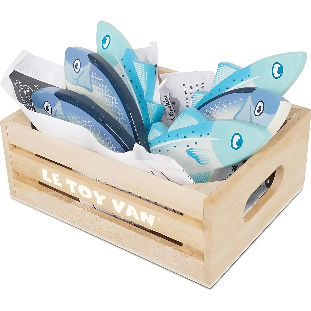 Le Toy Van Honeybee Kiste mit frischem Fisch aus Holz